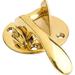 UNIQANTIQ HARDWARE SUPPLY Left Flush Cabinet or Cupboard Lever Brass Latch & Catch Metal in Yellow | 1.56 H x 0.75 W x 0.37 D in | Wayfair