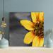 Gracie Oaks Yellow-Petaled Flowers 4 - 1 Piece Rectangle Graphic Art Print On Wrapped Canvas Metal in Gray/Yellow | 32 H x 32 W x 2 D in | Wayfair
