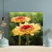 Latitude Run® Yellow Petaled Flower - 1 Piece Rectangle Graphic Art Print On Wrapped Canvas Canvas | 12 H x 12 W x 2 D in | Wayfair