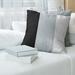 ArtVerse Chicago Baseball Square Pillow Cover 14.0 H x 14.0 W x 1.0 D in white/blackLinen/Textured in Black/Silver/White | 14" x 14" | Wayfair