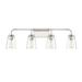 Meridian Lighting 32 Inch 4 Light LED Bath Vanity Light - M80045PN