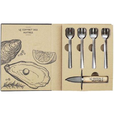 Cook Concept - Austernmesser mit 4 Gabeln aus Edelstahl