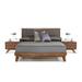 Nova Domus Soria Mid-Century Grey & Walnut Bed