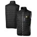 Men's Cutter & Buck Black Oakland Athletics Rainier Full-Zip Puffer Vest