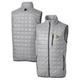 Men's Cutter & Buck Gray Oakland Athletics Rainier Full-Zip Puffer Vest