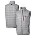 Men's Cutter & Buck Gray Philadelphia Phillies Rainier Full-Zip Puffer Vest