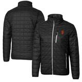 Men's Cutter & Buck Black San Francisco Giants Big Tall Rainier Full-Zip Puffer Jacket