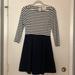 Kate Spade Dresses | Kate Spade Half Striped/Half Solid Dress | Color: Blue/White | Size: 2