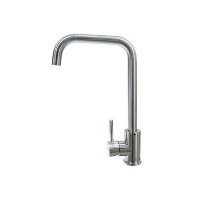 Lippert Square Gooseneck Faucet - Single Hole Stainless Steel 719325