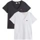 T-Shirt LEVI'S Gr. XS (32), schwarz-weiß (schwarz, weiß) Damen Shirts V-Shirts