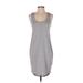 Old Navy Casual Dress - Shift Scoop Neck Sleeveless: Gray Dresses - Women's Size X-Small