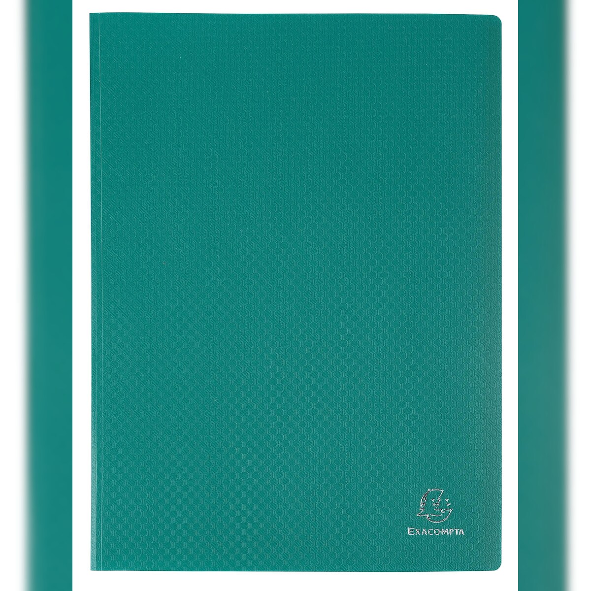 Exacompta 8563E 8x Sichtmappe aus weichem PP 300µ mit 60 gekörnten Hüllen, blickdicht, für Format DIN A4 - grün Image