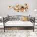 Twin Size Metal Daybed Frame Slats Sofa Platform Bed