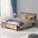 Queen Retro Iron Bed Metal Frame with Headboard