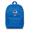 Blue Colorado Avalanche Personalized Backpack