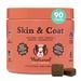 Skin and Coat Chews for Dogs, 10 oz., Count of 90