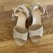 J. Crew Shoes | J Crew Cork Platform Wedges With Suede Uppers, Size 9 | Color: Tan | Size: 9