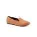 Wide Width Women's Shelby Casual Flat by SoftWalk in Light Brown (Size 11 W)