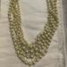 J. Crew Jewelry | J.Crew Glass Pearl Layered Necklace | Color: Cream | Size: Os