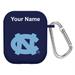 Navy North Carolina Tar Heels Personalized AirPods Case Cover