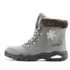 Winterstiefelette LASCANA, Damen, Gr. 39, grau (anthrazit), Obermaterial: 100% Synthetik. Futter: 100% Polyester. Decksohle: 100% Polyester. Laufsohle: 100% Synthetik, gemustert, casual, Schuhe Winterboots Schnürboots,...