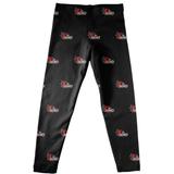 Girls Infant Vive La Fete Black SEMO Redhawks All Over Print Leggings