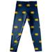 Girls Youth Blue Mississippi College Choctaws All Over Print Leggings
