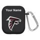 Black Atlanta Falcons Personalized AirPods Case Cover