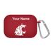 Crimson Washington State Cougars Personalized AirPods Pro Case Cover