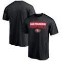 Men's Fanatics Branded Black San Francisco 49ers Gain Ground T-Shirt