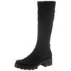 Stiefel GABOR, Damen, Gr. 37, XS-Schaft, schwarz, Textil, Veloursleder, klassisch, Schuhe, Blockabsatz, Plateau, Langschaftstiefel, mit XS-Stretch-Schaft