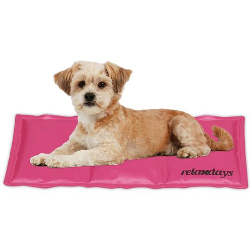 Relaxdays - Kühlmatte Hund, 20 x 35 cm, selbstkühlende Hundematte, mit Gel, abwischbar,