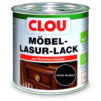 Möbel Lack L4 125 ml eiche dunkel Holzlasur - Clou