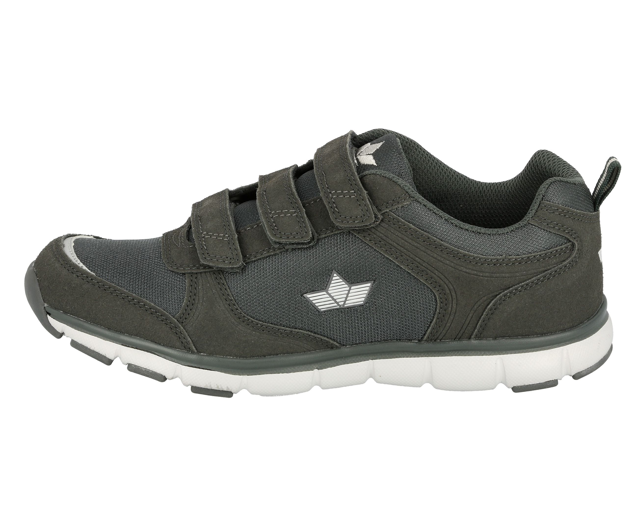 Hallenschuh LICO "Joggingschuh Lionel V", Herren, Gr. 40, grau, Synthetik, Schuhe Hallenschuh