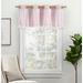 ATI Home Catarina Layered Solid Room Darkening Blackout and Sheer Grommet Top Valance - 52x18