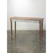 Sullivans Sofa Wood & Metal Table 32"H Brown - 47"L x 15.75"W x 32"H