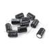 10 Pcs 400V 22uF 105C Radial Lead Electrolytic Capacitor 13mm x 22mm - Black