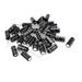 30pcs 10 x 20mm Cylindrical Radial Lead Electrolytic Capacitor 105C 2200uF 16V - Black, Gray, Silver Tone