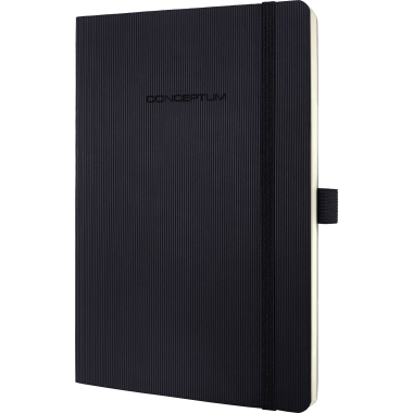 Sigel Notizbuch Conceptum CO320 135x210mm Softcover 194S. kar. sw Image