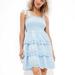 American Eagle Outfitters Dresses | American Eagle Smocked Mini Dress | Color: Blue | Size: M