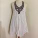 Free People Dresses | Free People Embroidered Lace Cream Dress Sz Small | Color: Cream/White | Size: S