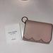 Kate Spade Accessories | Kate Spade Scalloped Keychain Wallet | Color: Cream/Pink | Size: Os