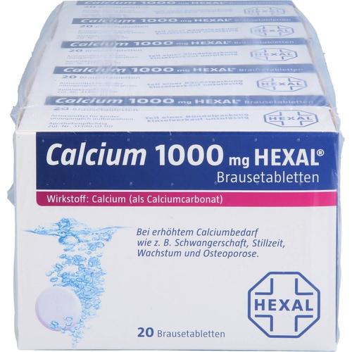 Hexal – CALCIUM 1000 Brausetabletten Mineralstoffe