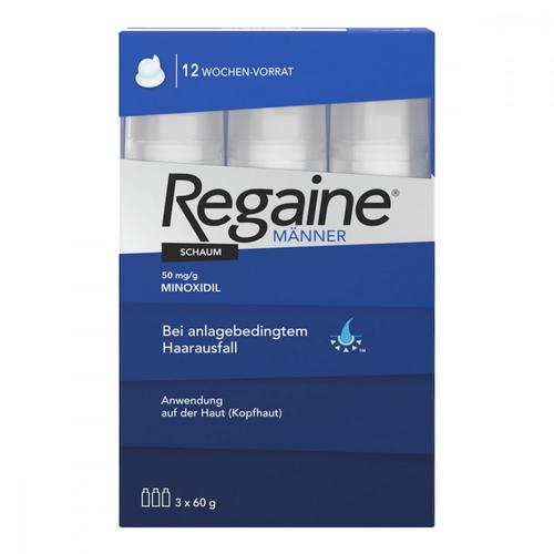 Regaine – Männer Schaum 50 mg/g bei anlagebedingtem Haarausfall 0.18 l
