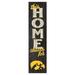 Iowa Hawkeyes 12'' x 48'' This Home Leaning Sign