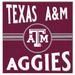 Texas A&M Aggies 10'' x Retro Team Sign