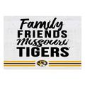 Missouri Tigers 24'' x 34'' Friends Family Wall Art