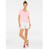 Poloshirt "Poloshirt", Damen, Gr. 42, rosa (rosé), 95% Baumwolle, 5% Elasthan, B.C. BEST CONNECTIONS BY HEINE, unifarben, Kurzarm, Shirts