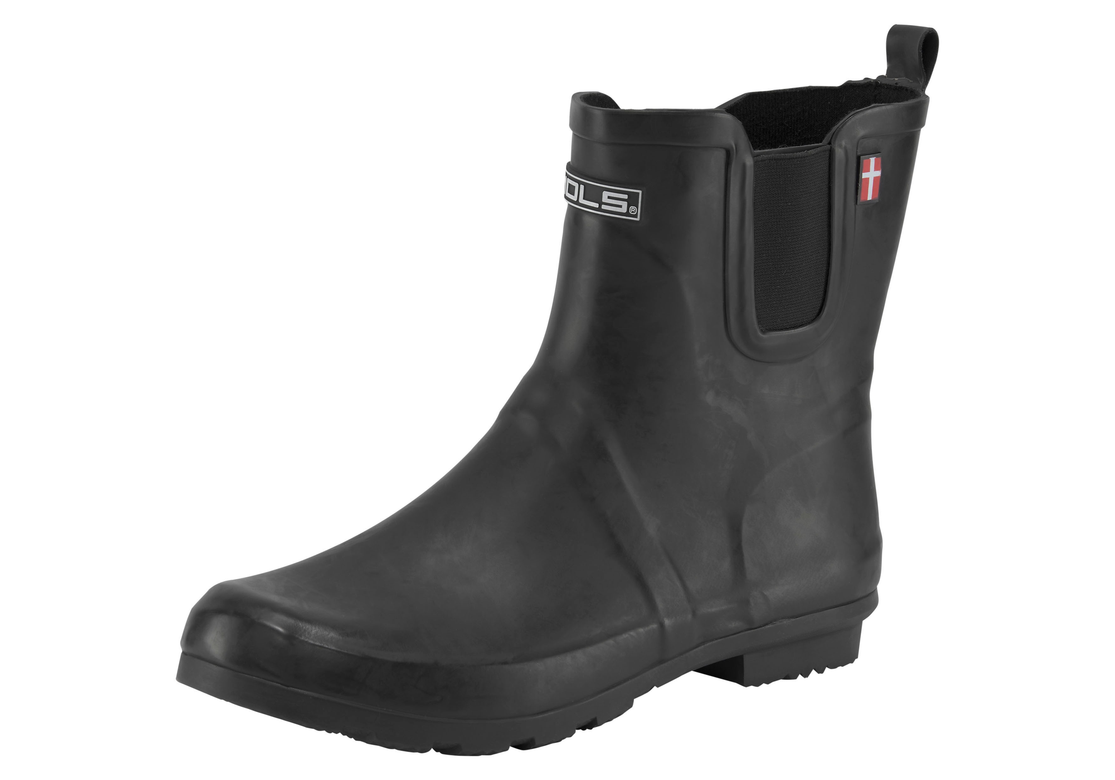 Gummistiefel MOLS "Silverwater W", Damen, Gr. 37, schwarz, Naturkautschuk, Schuhe Gummistiefel, wasserdicht