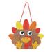The Holiday Aisle® Ariebella Turkey Craft Door Hanger Wood in Brown/Orange | Wayfair 81F2402F2D9E47308CA3206B17729EA3
